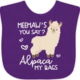 thumbnail image 3 of Inktastic Meemaw's You Say Alpaca My Bags Boys or Girls Baby Bib, 3 of 4