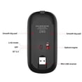 thumbnail image 4 of HXSJ HXSJ M90 Dual-Mode Wireless Mouse with 2.4G & Bluetooth 5.0, Rechargeable, Silent Click, Adjustable DPI, Slim Design, Rose Gold for Laptop & Desktop Use, 4 of 6