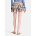 thumbnail image 3 of No Boundaries Woven Plaid Skort, Women's, 3 of 5