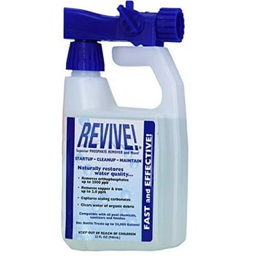 Aqua Pure International REV32 32 oz Revive Phosphate & Algae Remover Chemical Green Swimming Pools