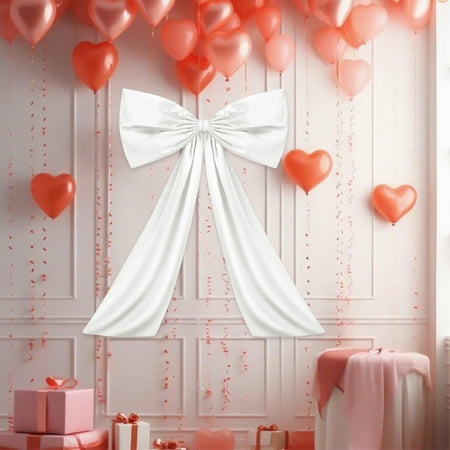 EDHITNR 23.6 Inch Large Bow Decorations Big Party Wedding Christmas Tree Bows Elegant Wall Baby Shower Birthday Decor for Holiday Celebrations