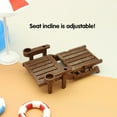 thumbnail image 4 of Hesroicy 1 juego de casa de muñecas para playa, kit pequeño realista en forma 3D, miniparasol artificial decorativo para jardín de hadas, kit para micropaisaje, 4 of 8
