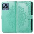 thumbnail image 2 of Feishell Embossed PU Leather Wallet Phone Case for T-Mobile REVVL 6 6.52 inch,Full Protection Magnetic Clasp Flip Stand Card Slots Shockproof Protective Cover with Hand Strap,Green, 2 of 9