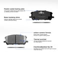 thumbnail image 4 of Front & Rear Ceramic Brake Pads for Lexus RX330 RX350 RX400H Toyota Highlander, 4 of 4