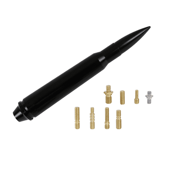 AUFER Bullet Antenna 50 Cal Caliber Truck Compatible with for Jeep Wrangler JK & JL Giadiator 1997-2022