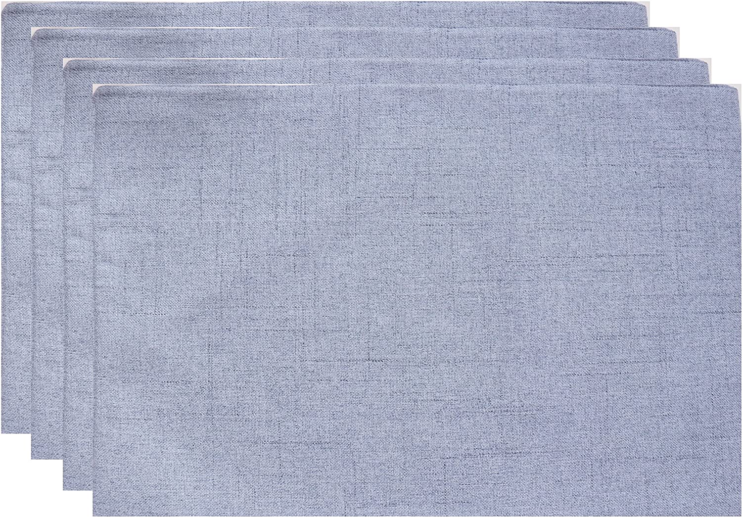 Cloth Teal Placemats Indoor Set Of 4 Linen Woven Washable Place Mats Indoor Outdoor Heat Resistant Placemat For Dining Table Non Slip 14 X 19 Inch Walmart Com