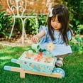 Peter rabbit wheelbarrow wooden wheeled garden pretend play toy