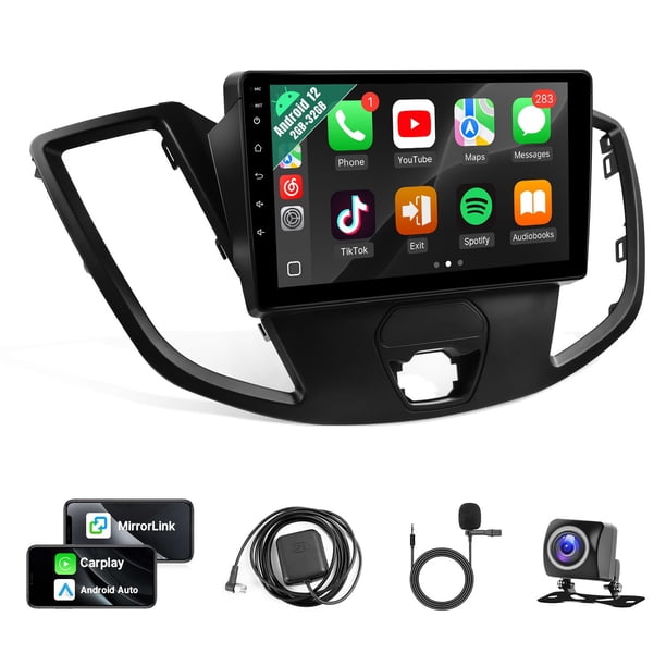 Estéreo para Auto Leadfan Transit 2013-2019 Pantalla IPS de 9" Android 12
