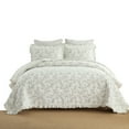 thumbnail image 2 of 3-Piece 100% Cotton Oversized Bedspread Set Coverlet Set Lightweight Quilt Set BY320, 2 of 10