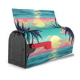 thumbnail image 4 of Fotbe Retro Palm Beach Sunset Mailbox Covers Post Letter Box Cover Garden Decor Standard Size-25.5x21 in, 4 of 9
