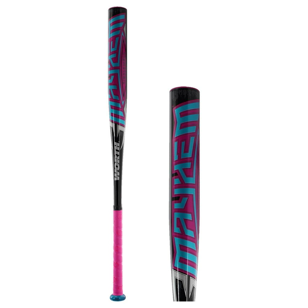 Worth Mayhem Alloy Single Wall Slow Pitch Softball Bat WHEMAL 34" 26 oz.
