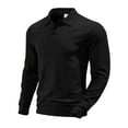 thumbnail image 5 of Snndgx Shirts for Men Collared Neck Long Sleeve 1/4 Button Outdoor Actives Casual Going out Shirts, 5 of 8