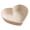 Beige Heart, variant on Queroig Dessert Dish Heart-shaped Stackable Drop Resistant Washable Sound Construction Pack Food Anti-deform Seasoning Plate for Dining Room