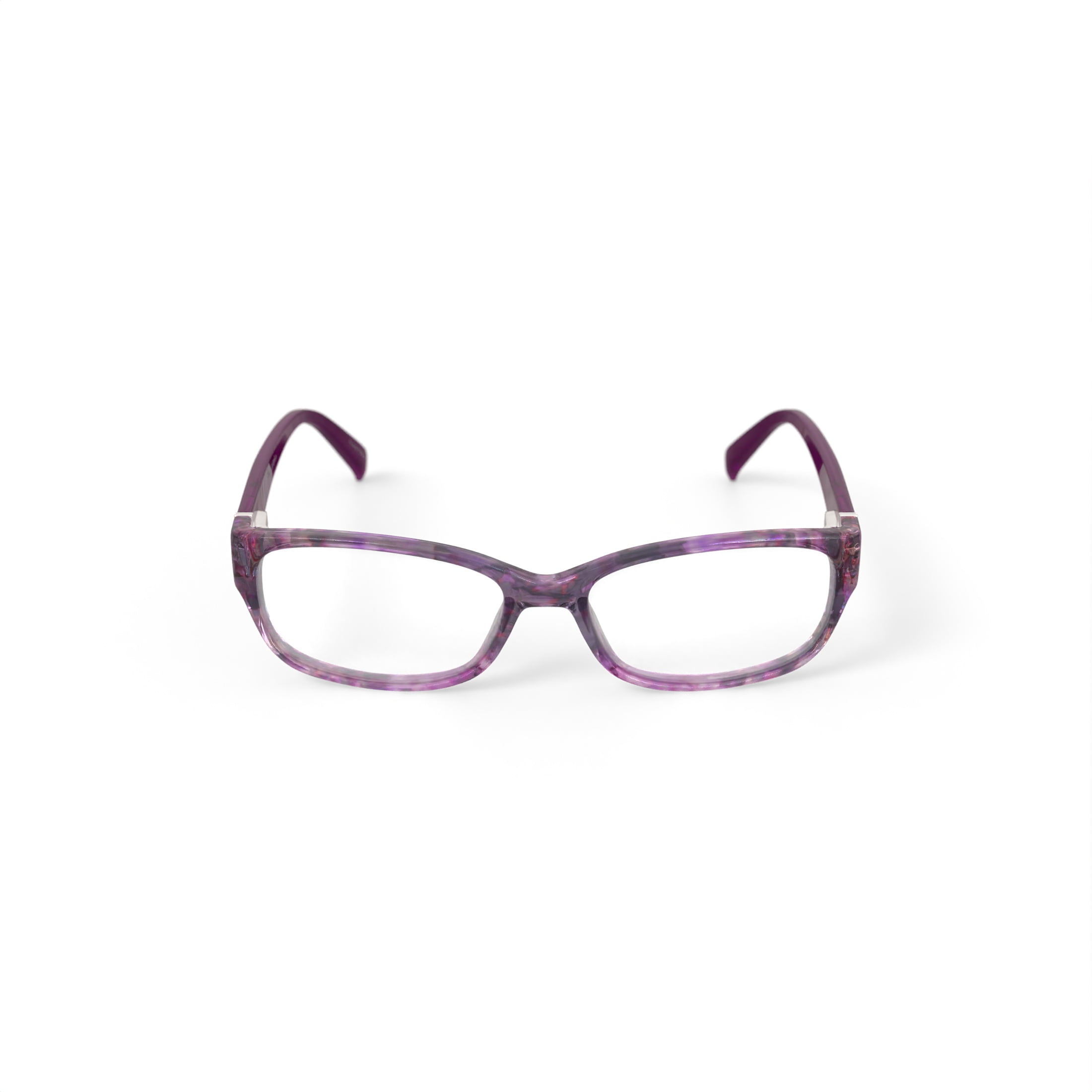 Elizabeth Arden EA 1148-2 Eyeglass Frames Womens 54-16-135 Purple Rectangular Elizabeth Arden Purple & Blue W Flex Temples Rectangular  main image 4