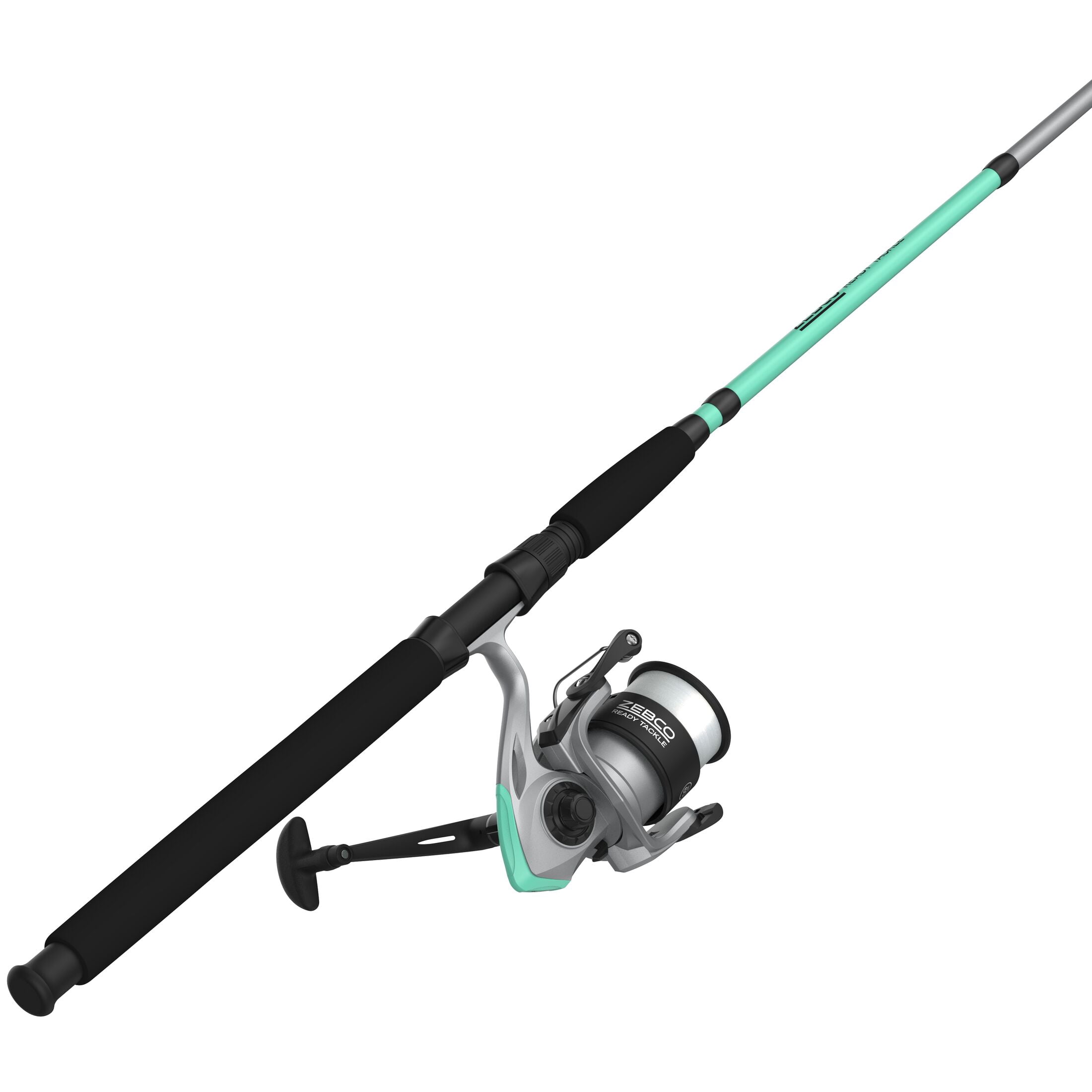 Zebco Ready Tackle Surf/Pier Spinning Combo, 8-Foot, 2-Piece Fishing Rod, Size 60 Reel, 17-Pound Line, 24-Piece Tackle Kit