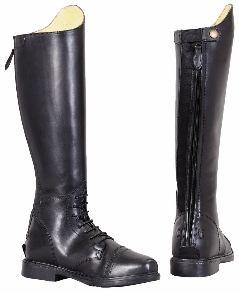 ladies short black boots