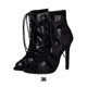 thumbnail image 3 of Botas de Mujer Qarigey asequibles y con Estilo para Cada Ocasión Sandalias flexibles Negro 36, 3 of 6