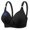 Black, variant on SROBPTY Plus Size Bras for Women, Womens Everyday Bras, Women Wireless Push Up Breathable T Shirt Comfortable Everyday Bras Black,XXL