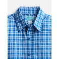 thumbnail image 2 of Wonder Nation Boys' Button Front Cotton Shirt with Short Sleeves, Sizes 4-18 & Husky, 2 of 3