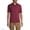 Burgundy, variant on Essentials Men's Short Sleeve Mesh Polo – Stretch Fabric, Fade Resistant, Traditional Fit