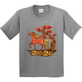 thumbnail image 3 of Inktastic 2026 Year of the Horse Happy New Year's Youth T-Shirt, 3 of 5