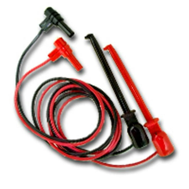 EZ Hook EZH633XJL48RB Test Leads 48 Inch 90 degree Insulated Banana