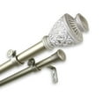 thumbnail image 4 of Copper Grove  Vayk Adjustable Double Curtain Rod (1 in. Dia.) satin nickel 120 to 170 inches Silver Finish, 4 of 5