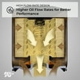 thumbnail image 6 of K&N Motorcycle Oil Filter: High Performance, Premium, Designed to be used with Synthetic or Conventional Oils: Fits Select Kawasaki, Suzuki, Beta Vehicles, KN-207, 6 of 7