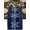 Blue, variant on Navy Blue Snowflake Christmas Table Runner, Xmas Ball Winter Pine Cones Washable Cotton Linen Table Runners 36 Inches Long, Dresser Scarf Runner for Nightstand/End Tables/Round Tables 13''x36''