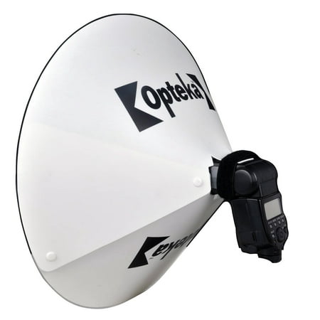 Ceramic Dome Reflector - Opteka BD-10 Studio 23-Inch DSLR Digital Camera Dish Dome Flash Portrait Shadow Reflector Diffuser Diverter Studio Light for Polaroid PL150 PL-150 PL160 PL-160 PL190 PL-190 PL126 PL-126 PL108 PL-108