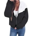 thumbnail image 2 of Viikei Plus Size Windbreaker Jackets for Women Womens Windbreaker Jacket Clearance Hooded Long Sleeve Patchwork Thin Zipper Pockets Sport Windcoat, 2 of 9