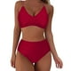 thumbnail image 2 of Traje de baño para mujer, moda para mujer, traje de baño sólido sin mangas, push-up, acolchado, traje de baño, ropa de playa, trajes de baño para mujer, 2 of 6