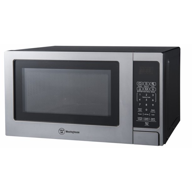 Westinghouse Stainless Steel Countertop Microwave Oven, 700Watt, 0.7