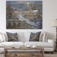 thumbnail image 4 of Design Art - Paradis de Noël avec Église, Neige et Traîneau Ouvert, 4 of 5