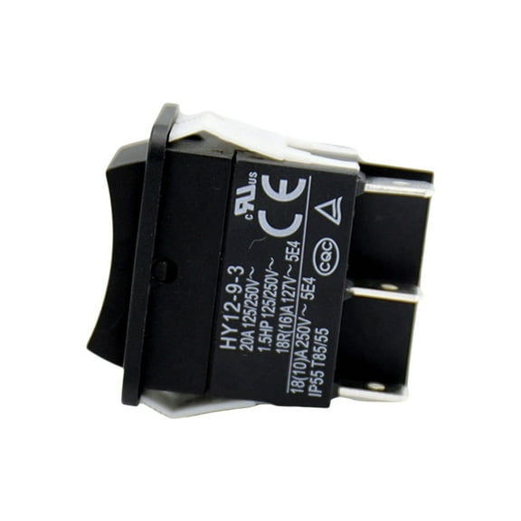 Rocker Switch, HY12-9-3 6Pins Industrial Electric Rocker Switch 125V/250V Pushbutton