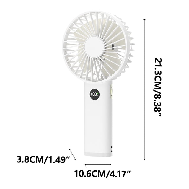 SDNall Battery Fans Portable, Battery Night Light, Cool Night Light, 2024 New Handheld Fan Usb Outdoor Night Light Portable High Wind Roller Stepless Speed Control Small Fan, Battery Outdoor Lights