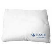 Aquasafe Sandless Sandbag,White,22 inL,16inW,PK10 AS10-FB