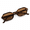 Tortoise (Brown), variant on Lennox Unisex Retro Hexagon Sunglasses Keyhole Frame UV400 Tortoise, Green
