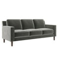 thumbnail image 3 of DHP Bryanna 3 Seater Sofa, Gray Velvet, 3 of 8