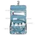 thumbnail image 3 of Coofit Hanging Toiletry Bag Foldable Top Handle Cosmetic Bag Travel Toiletry Bag, 3 of 10