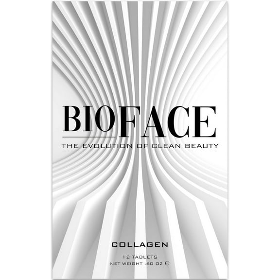 BioFace 12ct White Collagen Tablets for Facial Mask Machine