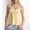 Yellow, variant on Womens Top Off Shoulder Tube Top Tie Front Ruched Flared Peplum Babydoll Tank Tops Yellow