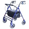 Invacare Bariatric Rollator, 500 lb. Weight Capacity, Flip-Up Padded Seat, 66550