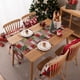 thumbnail image 1 of Christmas tablecloth, Christmas table runner, Christmas flower bell table runner and bedside flag 180 35 cm, 1 of 1
