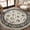 Blue White, variant on Noahas 5 ft Round Rugs for Living Room Bedroom Rug Circle Area Rug for Dining Room Table Throw Neutral Vintage Circular Rugs Washable Soft Comfortable Blue & White