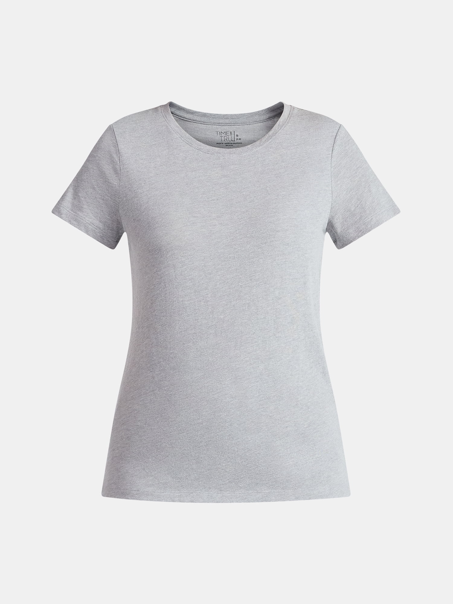 Time and Tru Women's Short Sleeve Crew Tee, Sizes XS – XXXL