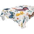 thumbnail image 4 of BZSMCE Square Tablecloth Butterfly Pattern Pattern Tableclothes, 4 of 9