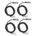 thumbnail image 2 of Juego de 4 interruptores de proximidad de 12 mm de diámetro, sensor de proximidad inductivo, NPN, CC, 3 cables, contacto NA, 6-36 V CC, rango de medición de 2 mm, 2 of 14