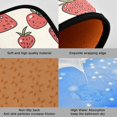 thumbnail image 3 of Dailycode 2 Pcs Kitchen Rug Set Non Slip Absorbent Soft Floor Mats for Kitchen Bathroom Hand Drawn Strawberry 19.7"x27.6"+19.7"x47.2", 3 of 7