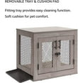 thumbnail image 4 of UniPaws UH5154 Small Pet Crate with Tray -  Weathered Grey, 4 of 7